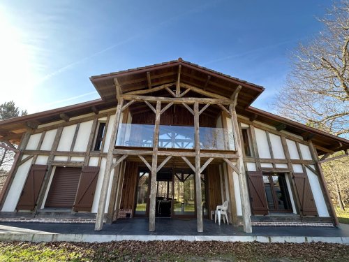 Création d’un étage en acier et verre à Saint-Julien-en-Born | Garde-corps et dalle de verre sur-mesure